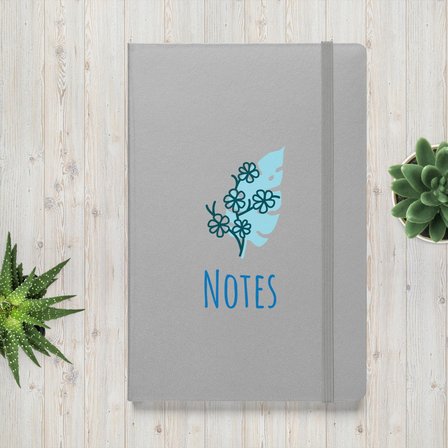 Blue Floral Notebook