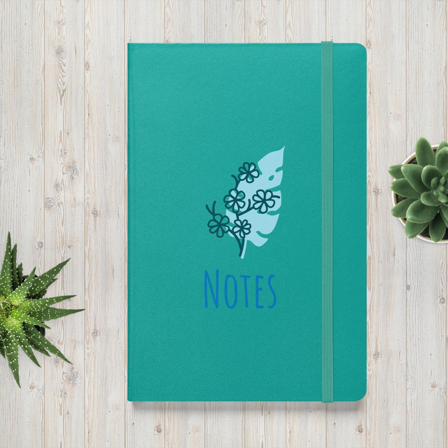 Blue Floral Notebook