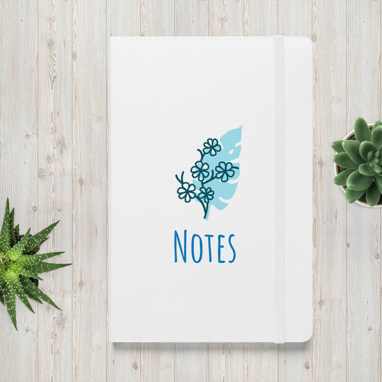 Blue Floral Notebook