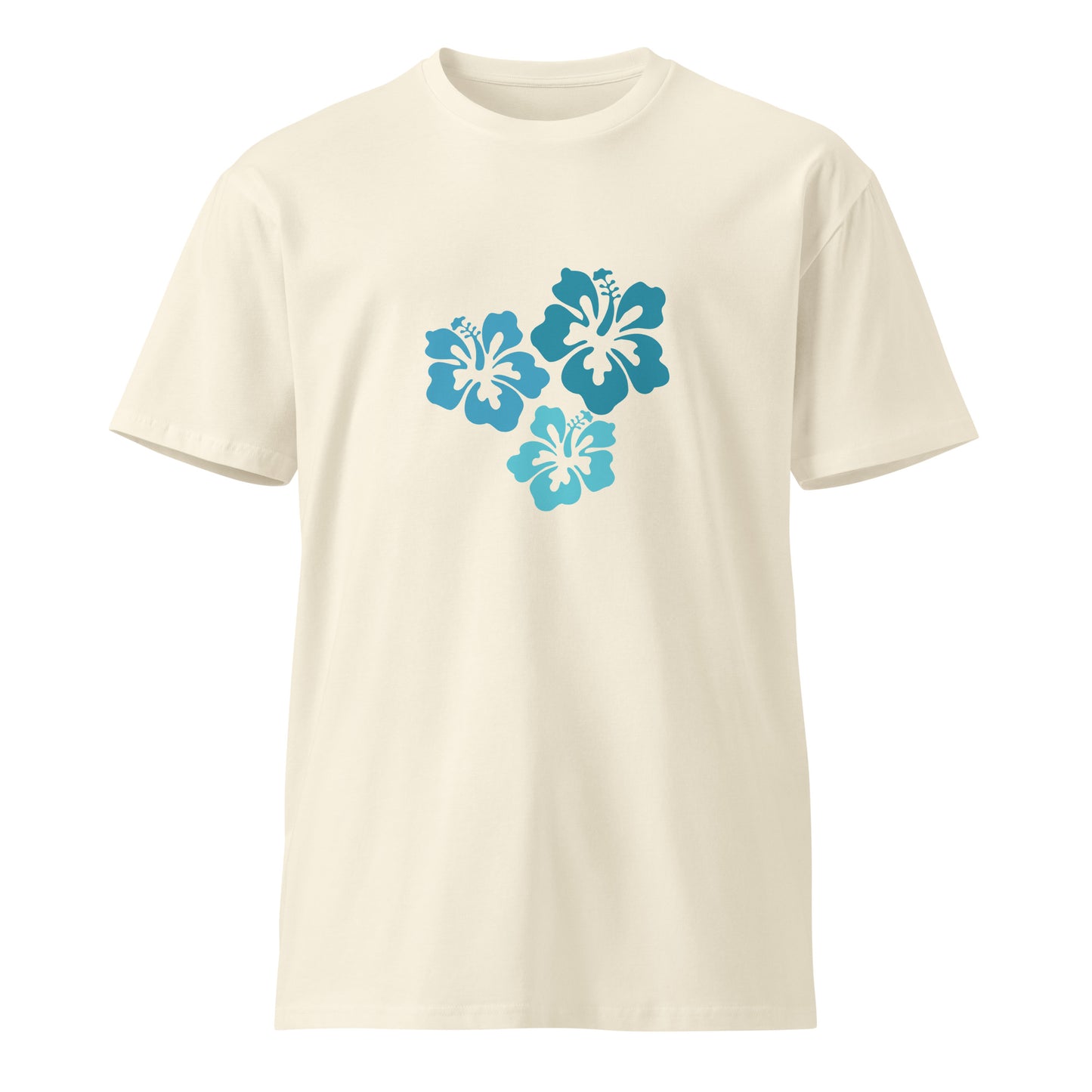 Blue Hibiscus Tee