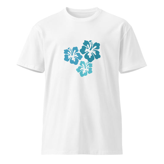 Blue Hibiscus Tee